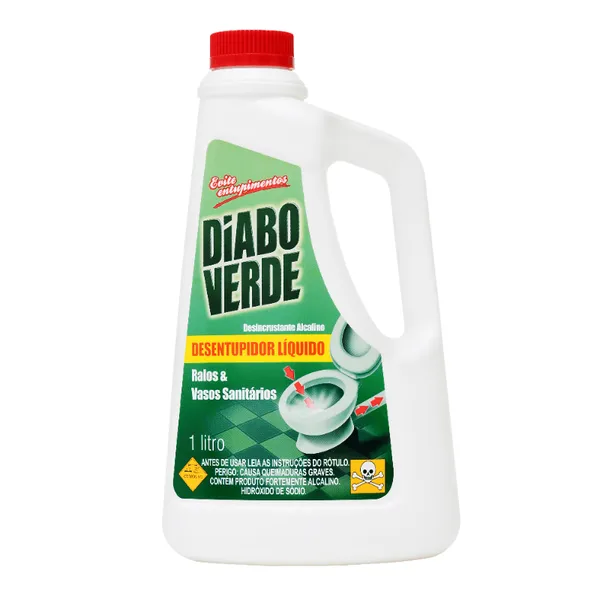 Desentupidor Líquido Diabo Verde 1L