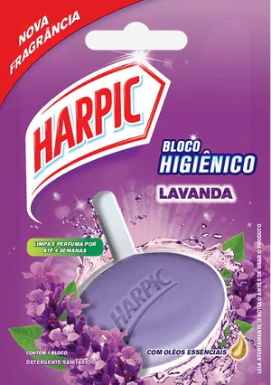 Harpic Bloco Sanitário Higiênico Lavanda - 2 Unidades