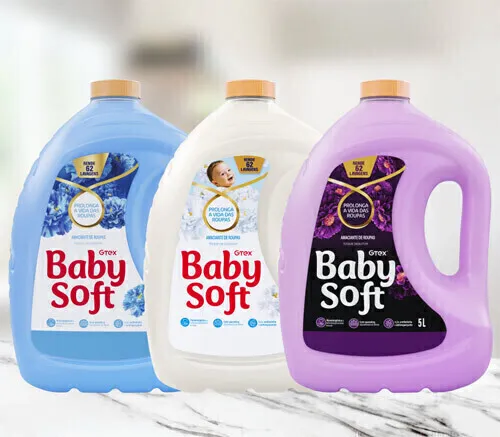 Amaciante de Roupas Baby Soft Toque de Carinho 5L