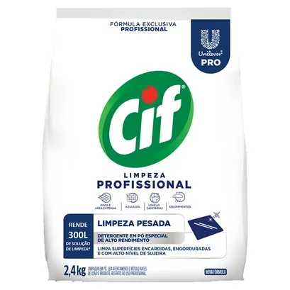 Limpador em Pó Cif Limpeza Pesada 2,4kg