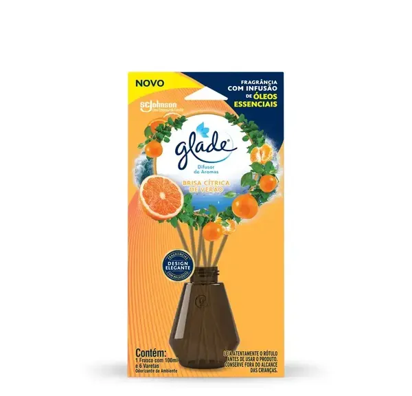 Difusor de Aromas Glade Brisa Cítrica de Verão 100ml
