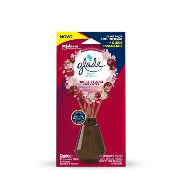 Difusor de Aromas Glade Frutas e Flores Vibrantes 100ml