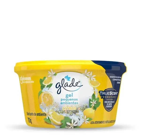 Desodorizador em Gel Glade Pequenos Ambientes Citrus 70g