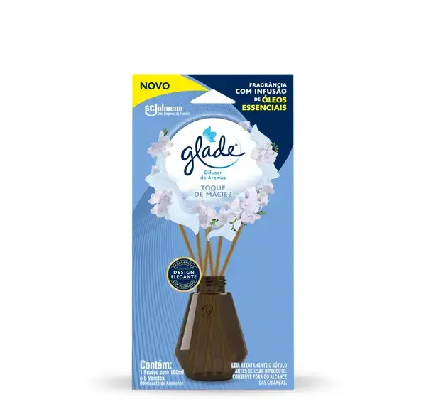 Difusor de Aromas Glade Toque de Maciez 100ml