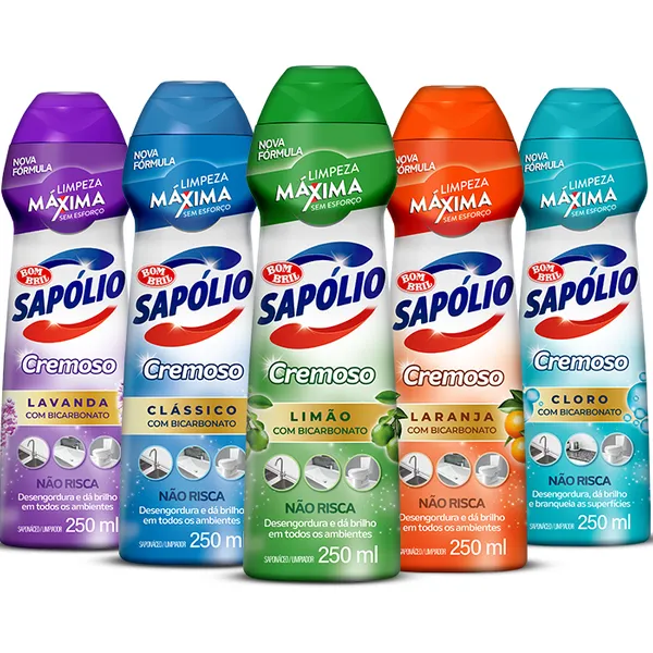 Saponáceo Cremoso Sapólio Radium Clássico 250ml