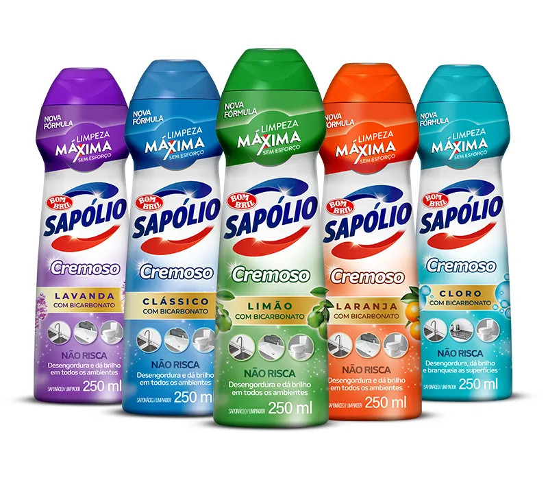 Saponáceo Cremoso Sapólio Radium Clássico 250ml