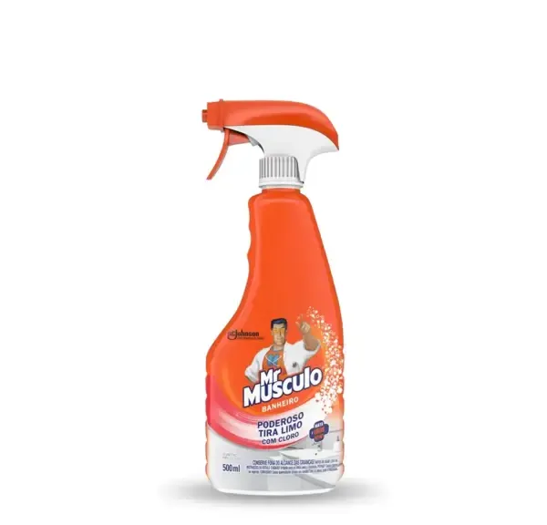 Limpador Mr. Músculo Banheiro Tira-Limo Com Cloro Aparelho 500ml