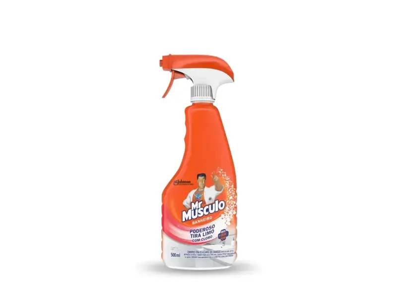 Limpador Mr. Músculo Banheiro Tira-Limo Com Cloro Aparelho 500ml