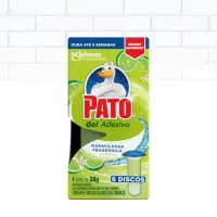 Detergente Sanitário Gel Adesivo Citrus Pato 38g Refil