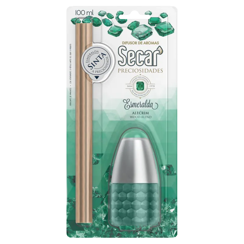 Difusor de Aromas Secar Preciosidades Esmeralda 100ml