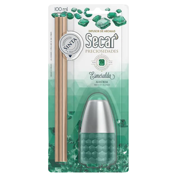Difusor de Aromas Secar Preciosidades Esmeralda 100ml