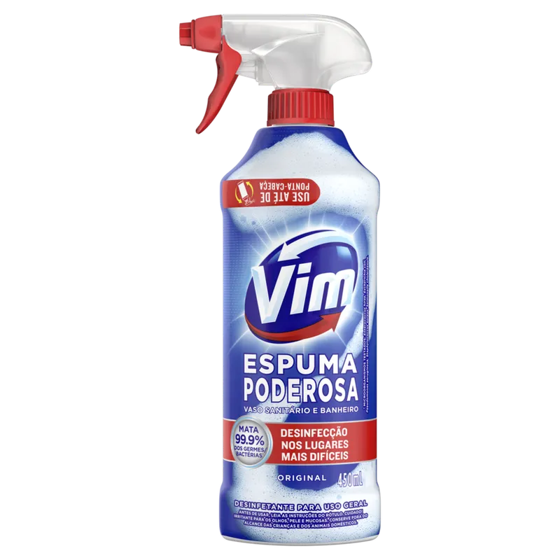Desinfetante Vim Espuma Poderosa Original 450ml
