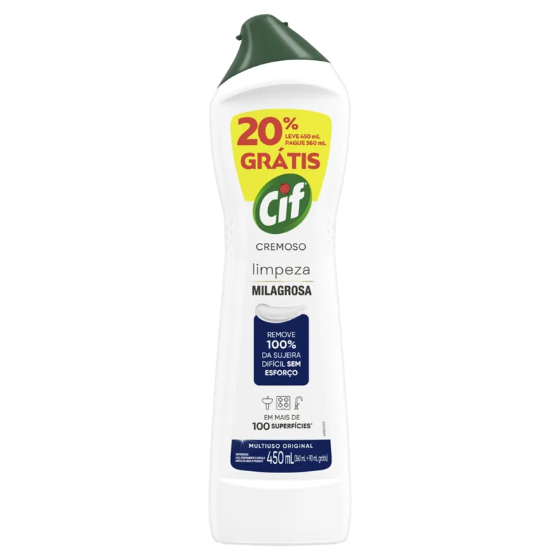 Limpador Cremoso Cif Original 450ml