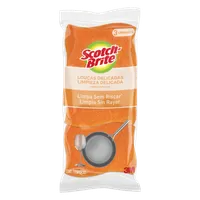 Esponja Scotch-Brite Não Risca Laranja 3 Unidades