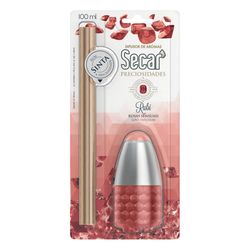 Difusor de Aromas Secar Preciosidades Rubi 100ml