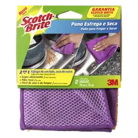 Pano Multiuso Esfrega e Seca Scotch-Brite 2 Unidades