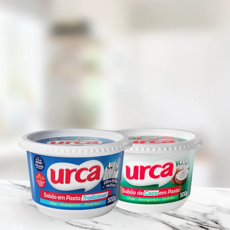 Sabão em Pasta Urca Coco 500g