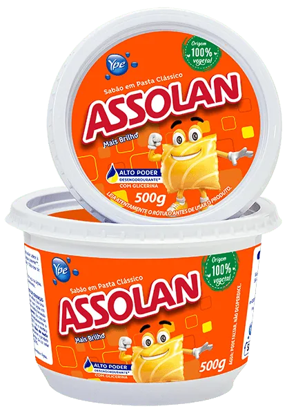 Sabão em Pasta Assolan Neutro 500g