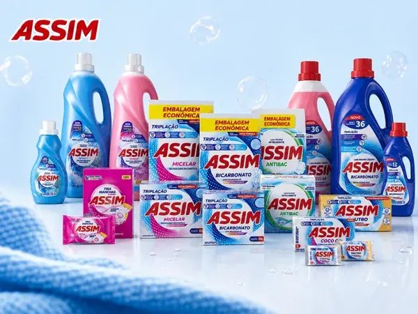 Linha de produtos Assim