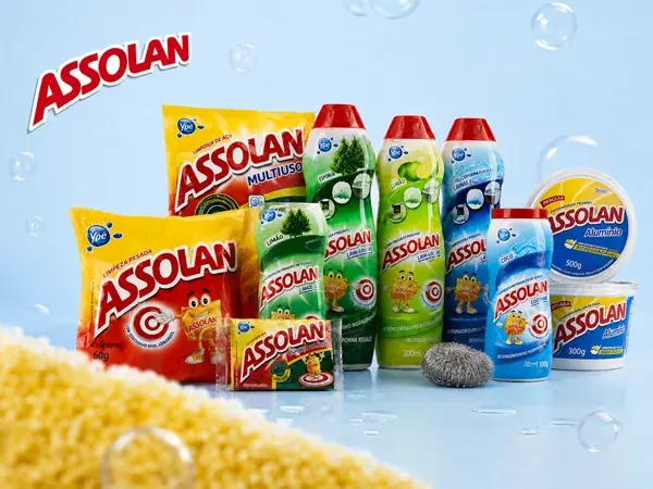 Linha de produtos Assolan