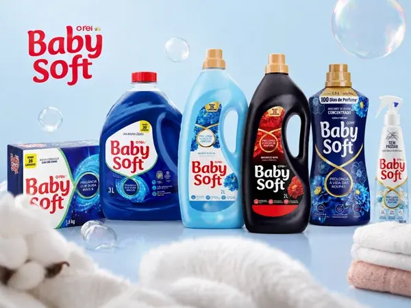 Linha de produtos Baby Soft