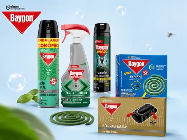 Linha de produtos Baygon
