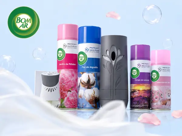 Linha de produtos Bom Ar