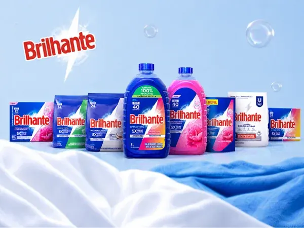 Linha de produtos Brilhante