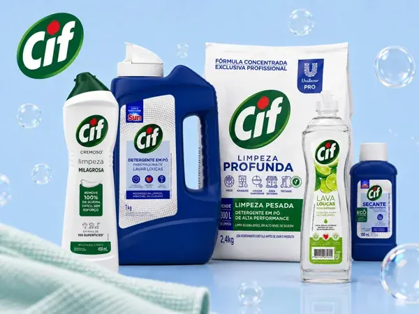 Linha de produtos Cif