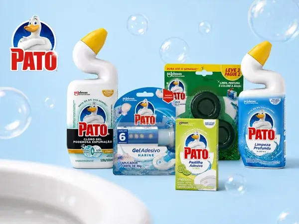 Linha de produtos Pato