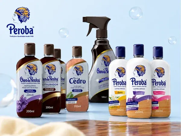 Linha de produtos Peroba