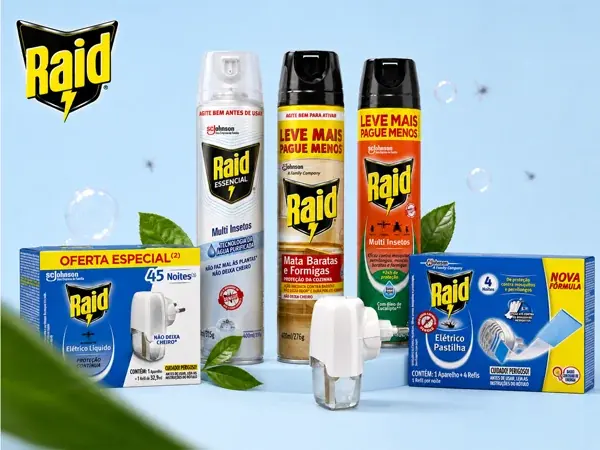 Linha de produtos Raid