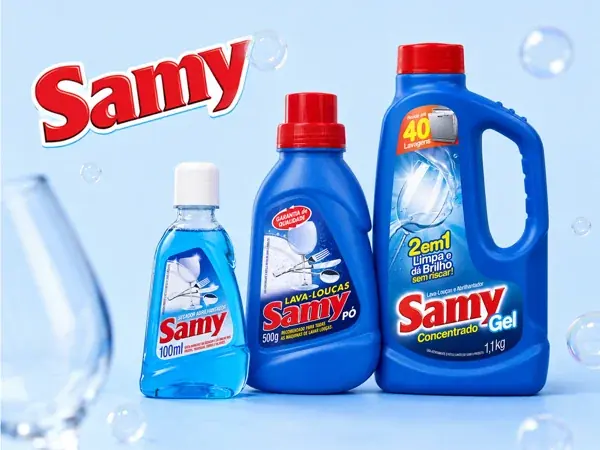 Linha de produtos Samy
