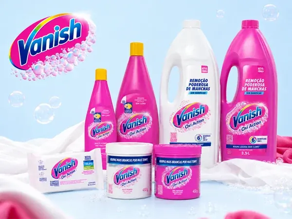 Linha de produtos Vanish