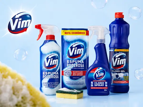 Linha de produtos Vim